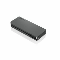 Lenovo 4X90S92381 φορητός σταθμός σύνδεσης & προσομοιωτής θύρας Καλωδιωμένος [Ενσύρματος] USB 3.2 Gen 1 [3.1 Gen 1] Type-C Γκρι 