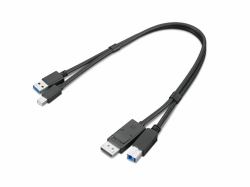 Lenovo 4X91D11453 καλώδιο USB USB 3.2 Gen 1 [3.1 Gen 1] 0,43 m USB A USB B Μαύρος [Μαύρο] 