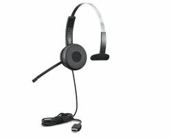 Lenovo 100 Mono Ακουστικά Καλωδιωμένος [Ενσύρματος] Head-band Γραφείο/Τηλεφωνικό κέντρο USB Τύπου-A Μαύρος [Μαύρο] 