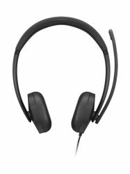 Lenovo VoIP Headset 5000 Ακουστικά Καλωδιωμένος [Ενσύρματος] Head-band Γραφείο/Τηλεφωνικό κέντρο USB Type-C Μαύρος [Μαύρο] 