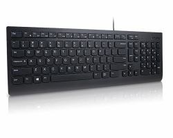 Lenovo Essential πληκτρολόγιο Παγκόσμιος USB QWERTY Αγγλικά Η.Π.Α. Μαύρος [Μαύρο]  - Έκδοση UK