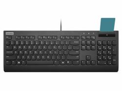 Lenovo Smartcard Wired Πληκτρολόγιο II πληκτρολόγιο Γραφείο USB Γερμανικός Μαύρος [Μαύρο] 