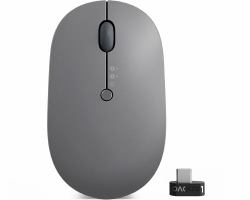 Lenovo Go Multi-Device ποντίκι Γραφείο Αμφιδέξιος RF Wireless + Bluetooth Οπτικός 2400 DPI 