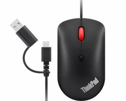 Lenovo 4Y51D20850 ποντίκι Γραφείο Αμφιδέξιος USB Type-C Οπτικός 2400 DPI 