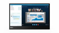 Lenovo ThinkVision M14 επίπεδη οθόνη 35,6 cm [14"] 1920 x 1080 εικονοστοιχεία Full HD LED Μαύρος [Μαύρο] 