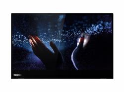 Lenovo ThinkVision M14t επίπεδη οθόνη 35,6 cm [14"] 1920 x 1080 εικονοστοιχεία Full HD LED Οθόνη αφής Μαύρος [Μαύρο] 