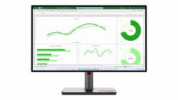 Lenovo ThinkVision P27q-30 επίπεδη οθόνη 68,6 cm [27"] 2560 x 1440 εικονοστοιχεία Quad HD LED Μαύρος [Μαύρο] 