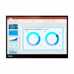 Lenovo ThinkVision M14d επίπεδη οθόνη 35,6 cm [14"] 2240 x 1400 εικονοστοιχεία 2.2K LED Μαύρος [Μαύρο] 