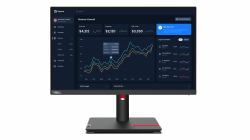 Lenovo ThinkVision T22i-30 επίπεδη οθόνη 54,6 cm [21.5"] 1920 x 1080 εικονοστοιχεία Full HD LED Μαύρος [Μαύρο] 