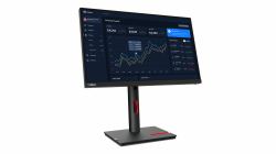 Lenovo ThinkVision T22i-30 επίπεδη οθόνη 54,6 cm [21.5"] 1920 x 1080 εικονοστοιχεία Full HD LED Μαύρος [Μαύρο] 