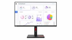 Lenovo ThinkVision T32p-30 επίπεδη οθόνη 80 cm [31.5"] 3840 x 2160 εικονοστοιχεία 4K Ultra HD LED Μαύρος [Μαύρο] 