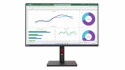 Lenovo ThinkVision T32h-30 επίπεδη οθόνη 80 cm [31.5"] 2560 x 1440 εικονοστοιχεία Quad HD LED Μαύρος [Μαύρο] 
