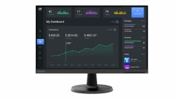 Lenovo C24-40 επίπεδη οθόνη 60,5 cm [23.8"] 1920 x 1080 εικονοστοιχεία Full HD LED Μαύρος [Μαύρο] 