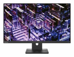 Lenovo ThinkVision E24q-30 επίπεδη οθόνη 60,5 cm [23.8"] 2560 x 1440 εικονοστοιχεία 2K Ultra HD LED Μαύρος [Μαύρο] 