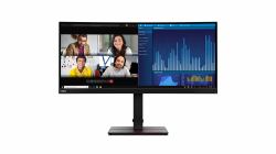 Lenovo ThinkVision P34w-20 επίπεδη οθόνη 86,7 cm [34.1"] 3440 x 1440 εικονοστοιχεία Wide Quad HD LED Μαύρος [Μαύρο] 