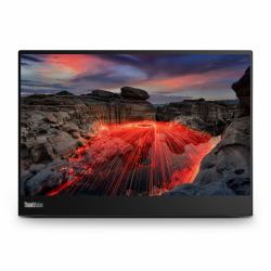 Lenovo ThinkVision M14t Gen 2 επίπεδη οθόνη 35,6 cm [14"] 2240 x 1400 εικονοστοιχεία 2.2K LED Οθόνη αφής Μαύρος [Μαύρο] 