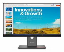 Lenovo ThinkVision P24QD-40 επίπεδη οθόνη 60,5 cm [23.8"] 2560 x 1440 εικονοστοιχεία Wide Quad HD LED Μαύρος [Μαύρο] 