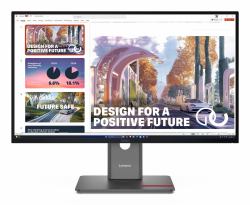 Lenovo ThinkVision P27QD-40 επίπεδη οθόνη 68,6 cm [27"] 2560 x 1440 εικονοστοιχεία Quad HD LED Μαύρος [Μαύρο] 