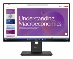 Lenovo ThinkVision T24D-40 επίπεδη οθόνη 60,5 cm [23.8"] 1920 x 1080 εικονοστοιχεία Full HD LED Μαύρος [Μαύρο] 