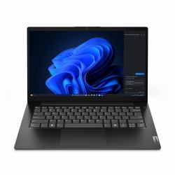 Lenovo V14 G5 IRL Intel Core 5 120U Laptop 35,6 cm [14"] Full HD 8 GB DDR5-SDRAM 256 GB SSD Wi-Fi 6 [802.11ax] Windows 11 Pro Αγγλικά Ηνωμένου Βασιλείου Μαύρος [Μαύρο]  - Έκδοση UK