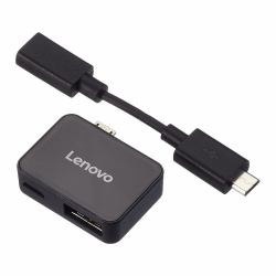 Lenovo ZG38C02819 φορητός σταθμός σύνδεσης & προσομοιωτής θύρας USB 2.0 Micro-A Μαύρος [Μαύρο] 