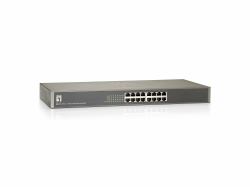 LevelOne FSW-1650 μεταγωγέας δικτύου Μη διαχειρίσιμος Fast Ethernet [10/100] Γκρι 