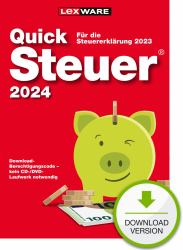 Lexware QuickSteuer 2024 Επιστροφή φόρου 1 άδεια[ες] 1 έτος[η] 