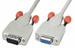 Lindy 0,5m RS232 Cable καλώδιο σήματος Γκρι 