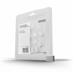 Lindy 40439 τάπα θύρας USB Type-C Λευκός [Άσπρος] 10 τεμάχια 