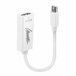 Lindy 41719 προσαρμογέας καλωδίου βίντεο Mini DisplayPort HDMI Λευκός [Άσπρος] 