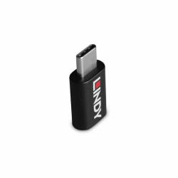 Lindy 71265 μετατροπέας καλωδίου USB Type C Μαύρος [Μαύρο] 