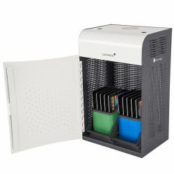 LocknCharge Carrier 10 Ερμάριο διαχείρισης φορητών συσκευών Μπλε, Πράσινος [Πράσινο], Γκρι, Λευκός [Άσπρος] 