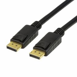 LogiLink CV0120 καλώδιο DisplayPort 2 m Μαύρος [Μαύρο] 