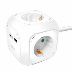LogiLink Power Extension 1.4 M 4 Ac - Outlet[S] Indoor White - Warranty: 12M