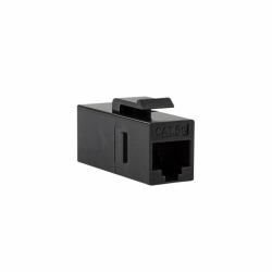 LogiLink Keystone Coupler Cat.5e UTP, - 2xRJ45, black - Warranty: 48M