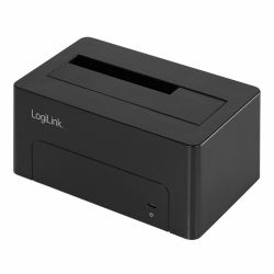 LogiLink QP0027 docking station δίσκων αποθήκευσης USB 3.2 Gen 2 [3.1 Gen 2] Type-C Μαύρος [Μαύρο] 