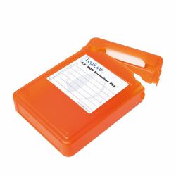 LogiLink UA0133O θήκη δίσκων αποθήκευσης Κάλυμμα Πορτοκαλί 