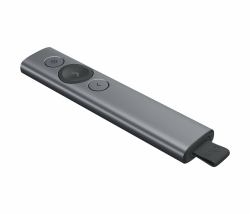 Logitech 910-005166 τηλεχειριστήριο παρουσιάσεων Bluetooth/RF Γκρι 