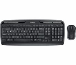 Logitech Wireless Combo MK330 πληκτρολόγιο Συμπεριλαμβάνεται ποντίκι Σπίτι USB QWERTY Αγγλικά Ηνωμένου Βασιλείου Μαύρος [Μαύρο]  - Έκδοση UK