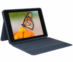 Logitech Rugged Combo 3 QWERTY Σκανδιναβικός Smart Connector Μπλε 