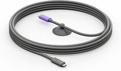 Logitech 952-000195 καλώδιο USB USB 3.2 Gen 2 [3.1 Gen 2] 5 m USB C Γραφίτης, Βιολέτα [Ιόχρους] 