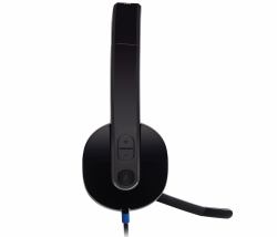 Logitech H540 USB Ακουστικά Καλωδιωμένος [Ενσύρματος] Head-band Γραφείο/Τηλεφωνικό κέντρο USB Τύπου-A Μαύρος [Μαύρο] 