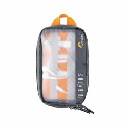 Lowepro GearUp Pouch Mini Πορτοφόλι Νάυλον, Πολυεστέρας, Ripstop Γκρι, Πορτοκαλί 