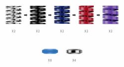 Moza Racing RS069 αξεσουάρ ελεγκτή παιχνιδιών Κιτ απόδοσης πεντάλ 