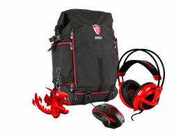 MSI Gaming Xmas Pack 2016 σάκος πλάτης Μαύρος [Μαύρο], Κόκκινο 