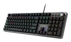 MSI FORGE GK310 RED UK πληκτρολόγιο Παιχνίδι USB QWERTY UK International Μαύρος [Μαύρο]  - Έκδοση UK