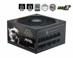MSI MAG A1200PLS PCIE5 μονάδα τροφοδοσίας 1200 W 20+4 pin ATX ATX Μαύρος [Μαύρο] 