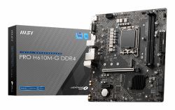MSI PRO H610M-G DDR4 μητρική κάρτα Intel H610 LGA 1700 micro ATX 