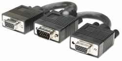 Manhattan 304559 καλώδιο VGA 0,015 m VGA [D-Sub] 2 x VGA [D-Sub] Μαύρος [Μαύρο] 