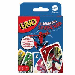 Mattel Games UNO The Amazing Spider-Man Παιχνίδι καρτών Απόρριψη 